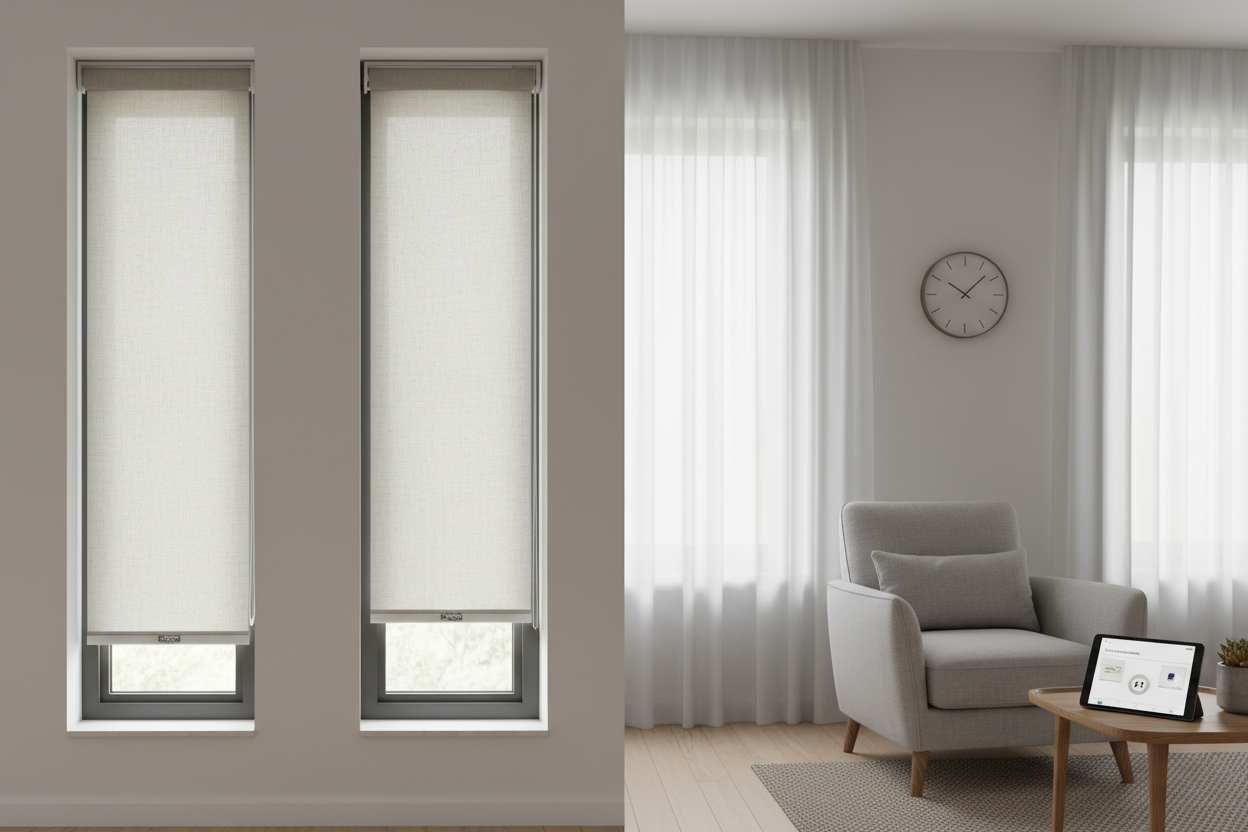 Automating Narrow Windows: The Smart 24 Inch Roller Blind Guide