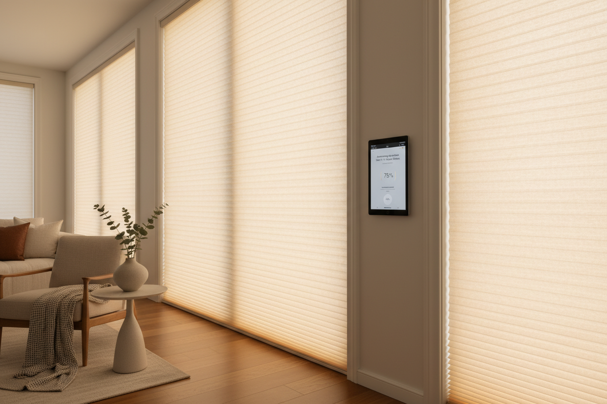 Automating Large Windows with Smart 1 1 4 Cellular Shades
