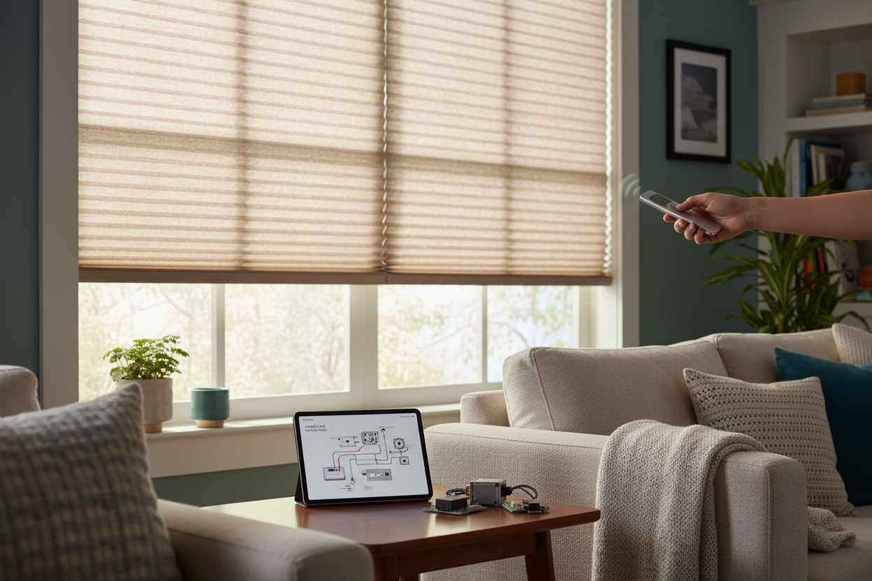 Automating Your Levolor Trim and Go Cellular Shade: A DIY Guide