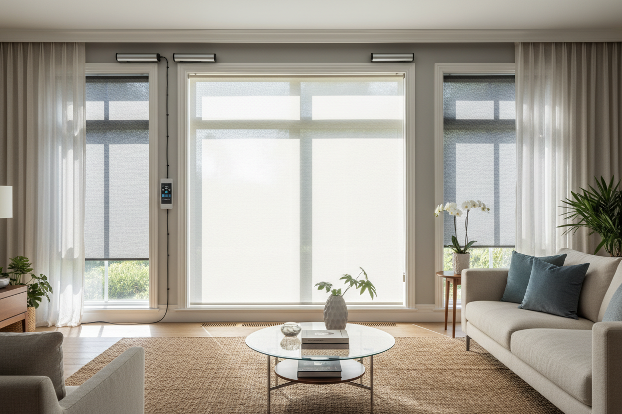 Smart Sun Shades for Window: Battery vs Hardwired Motors