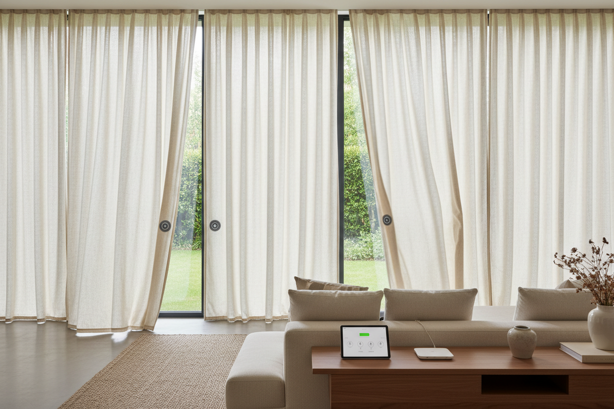 Smart Window Shades for Wide Windows: Battery vs. Hardwired Guide