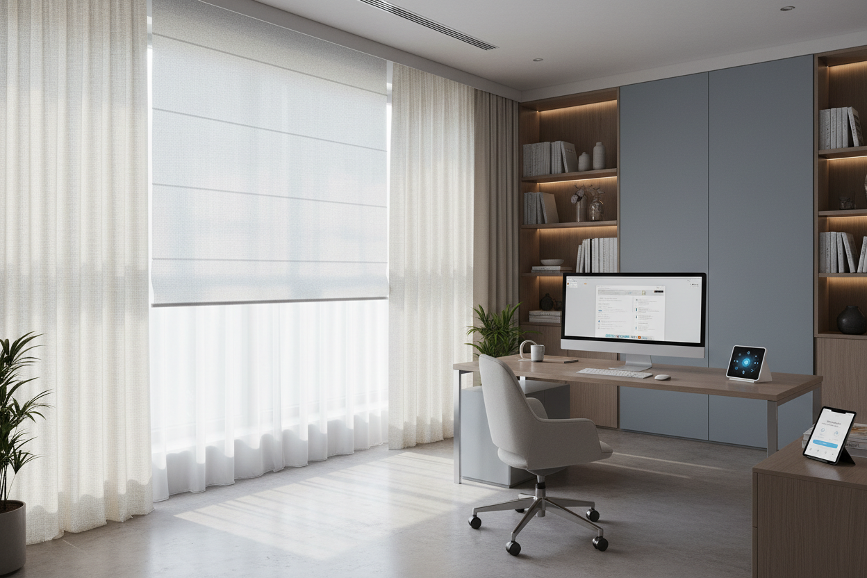 Smart Office Shades: Automating Light for Peak Productivity