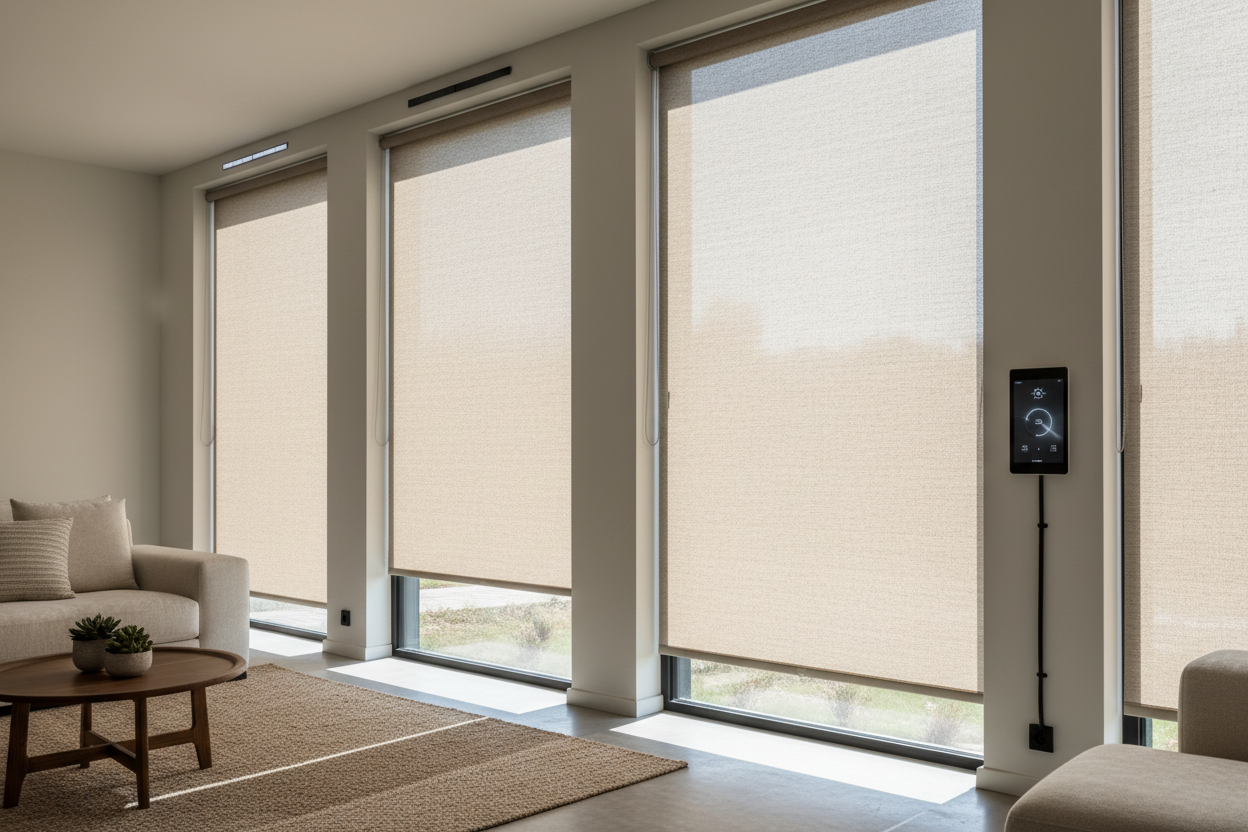 Smart Modern Exterior Window Shades: Solar vs. Hardwired Guide