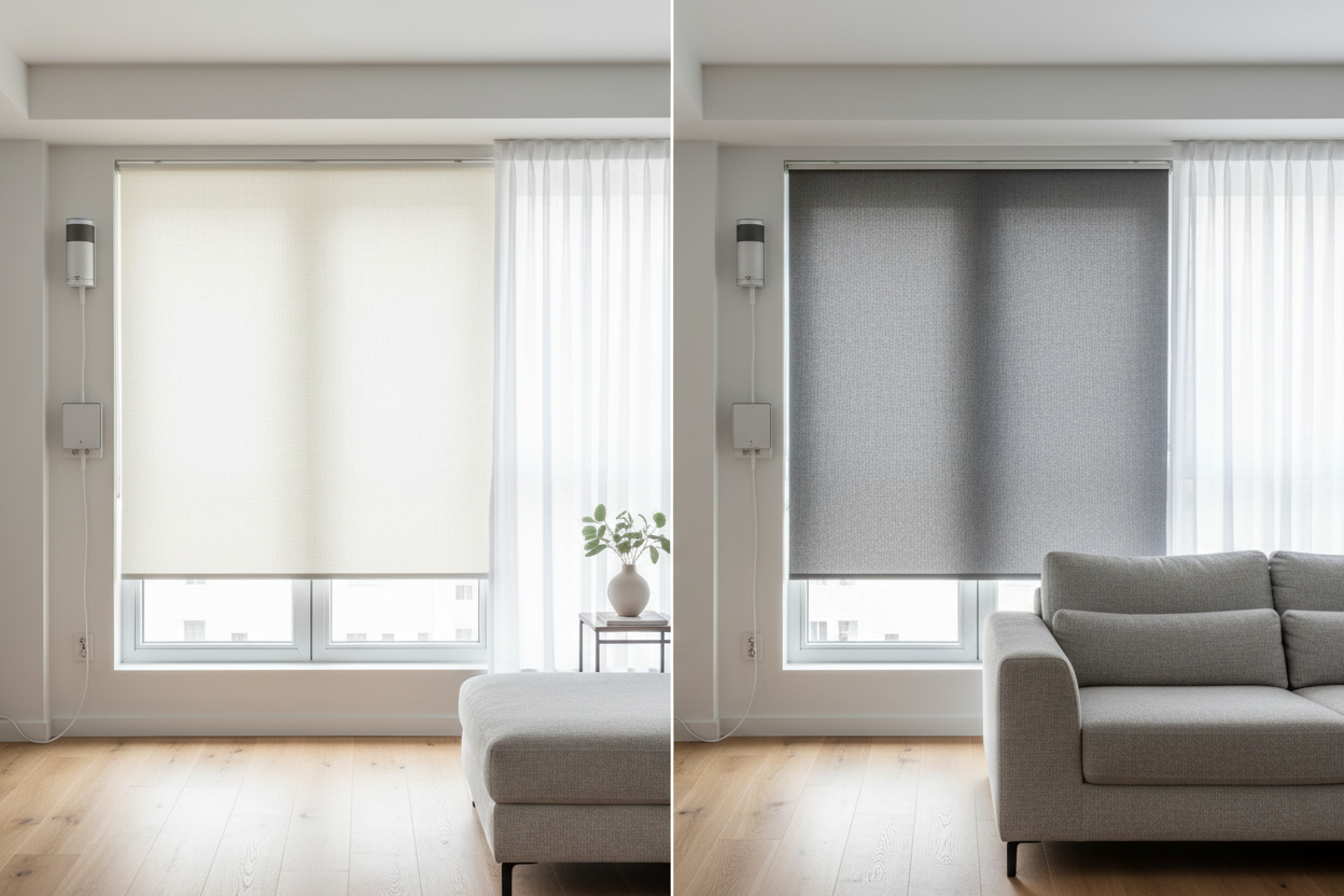 29 Inch Window Shades: Battery vs. Hardwired Smart Motors