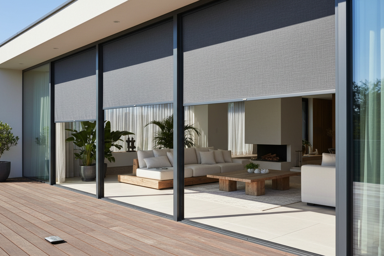 Cool Your Deck: The Ultimate Motorized Outdoor Solar Shade Setup