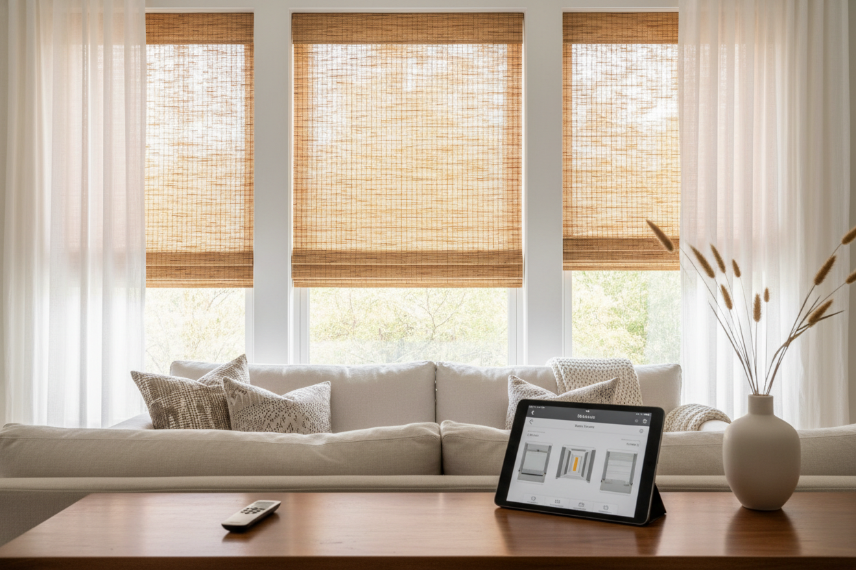 Automating Faux Bamboo Blinds: The Smart Shade Upgrade