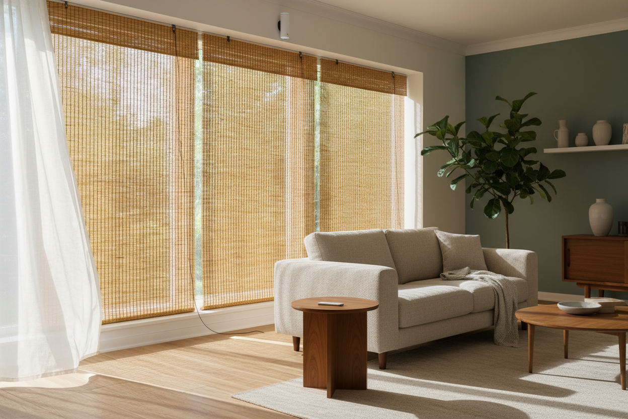 Automating Bamboo Matchstick Roll Up Blinds: A Retrofit Guide