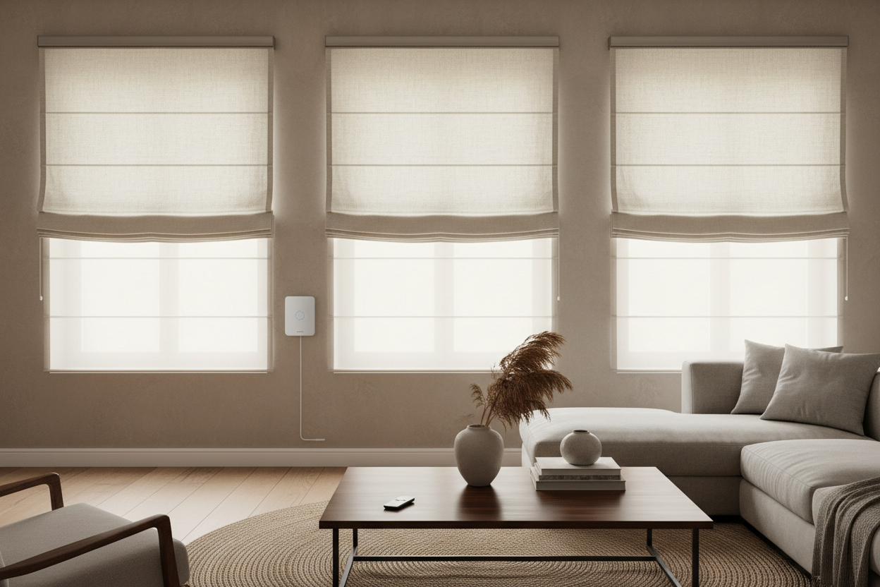 Automating Cloth Roman Shades: A Smart Home Guide