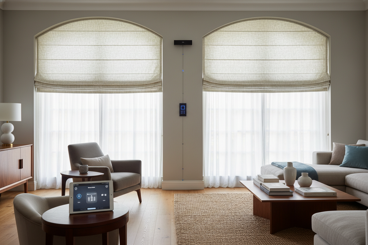 Automate the Look: Smart Tech for Your Roman Shades