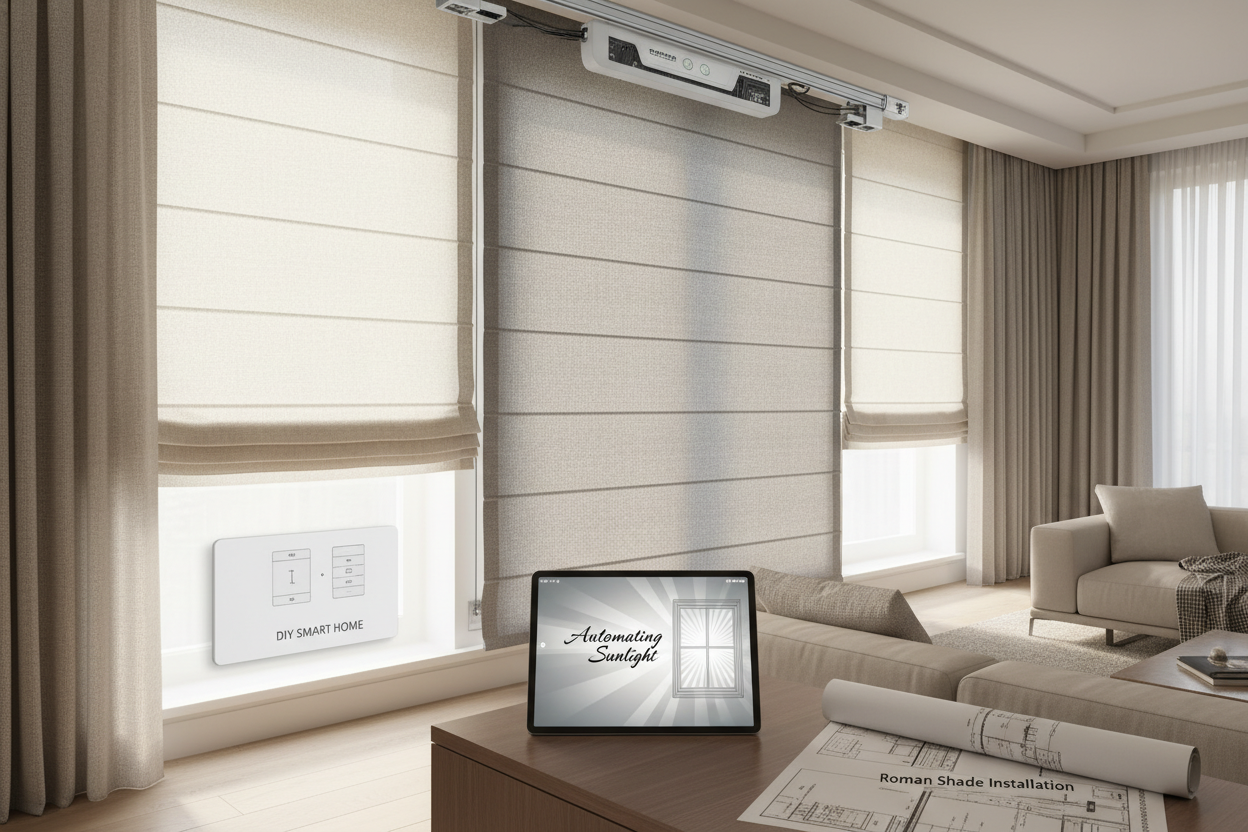 Automating Sunlight: The Ultimate Two Pages Roman Shades Setup