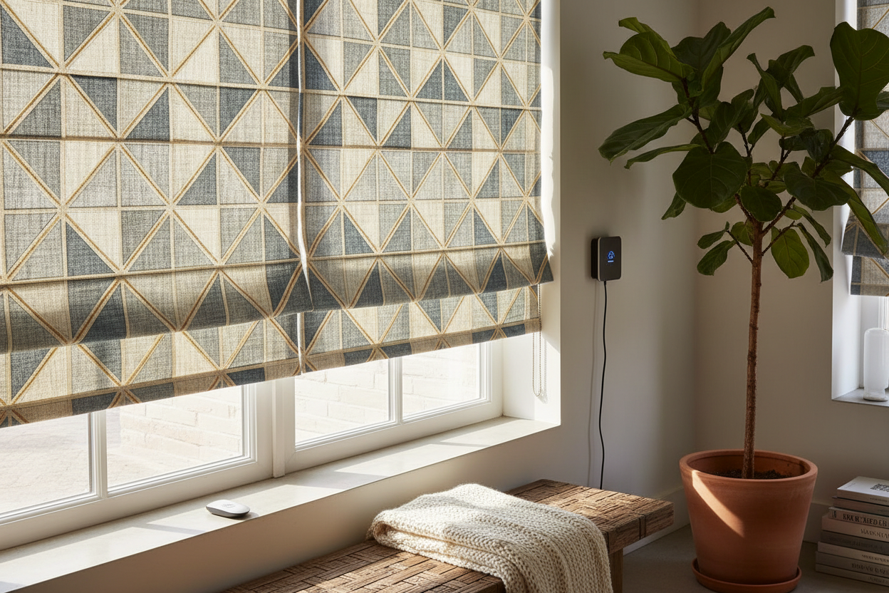 Smart DIY: Custom Sewing Pattern for Roman Shades Automation