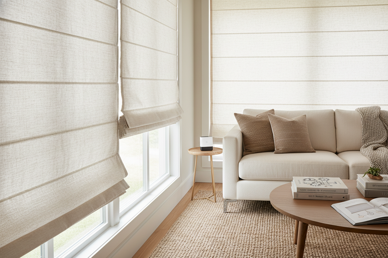 Automating Crossweave Cordless Roman Shades: A Retrofit Guide