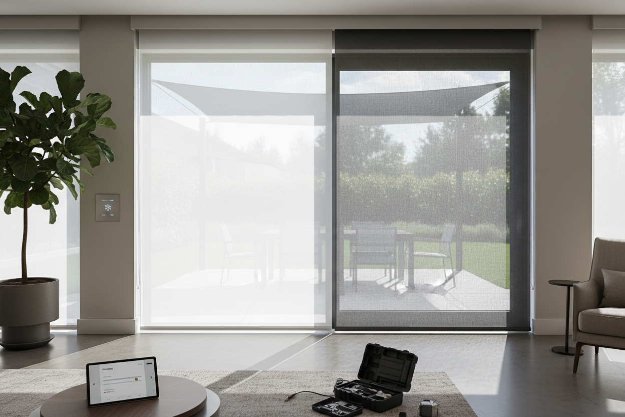 Automating Patio Door Roller Blinds: The Ultimate Retrofit Guide