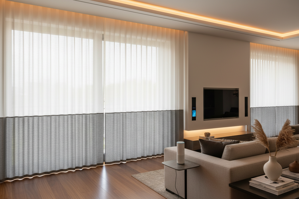 Smart Blinds with Sheer: The Ultimate Light Control Setup