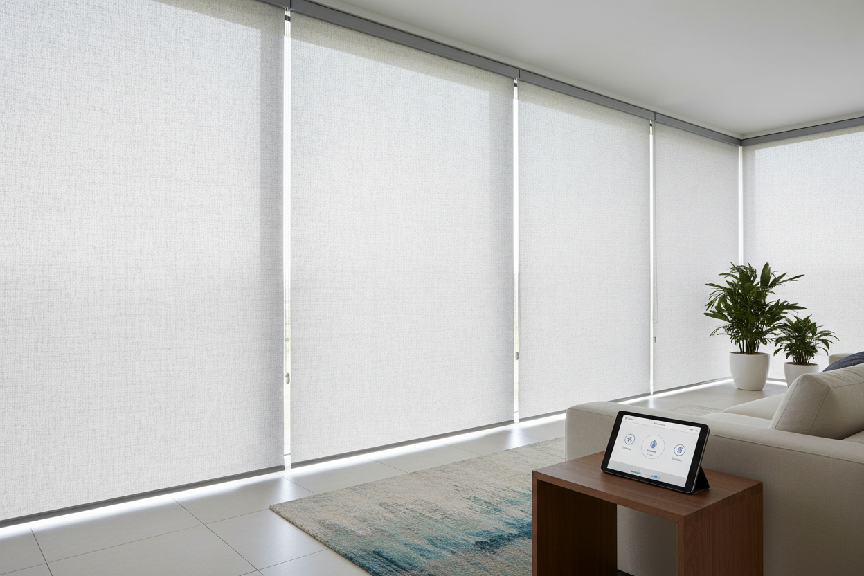 Smart Sun Blocking Roller Shades: Automate Your Heat Control