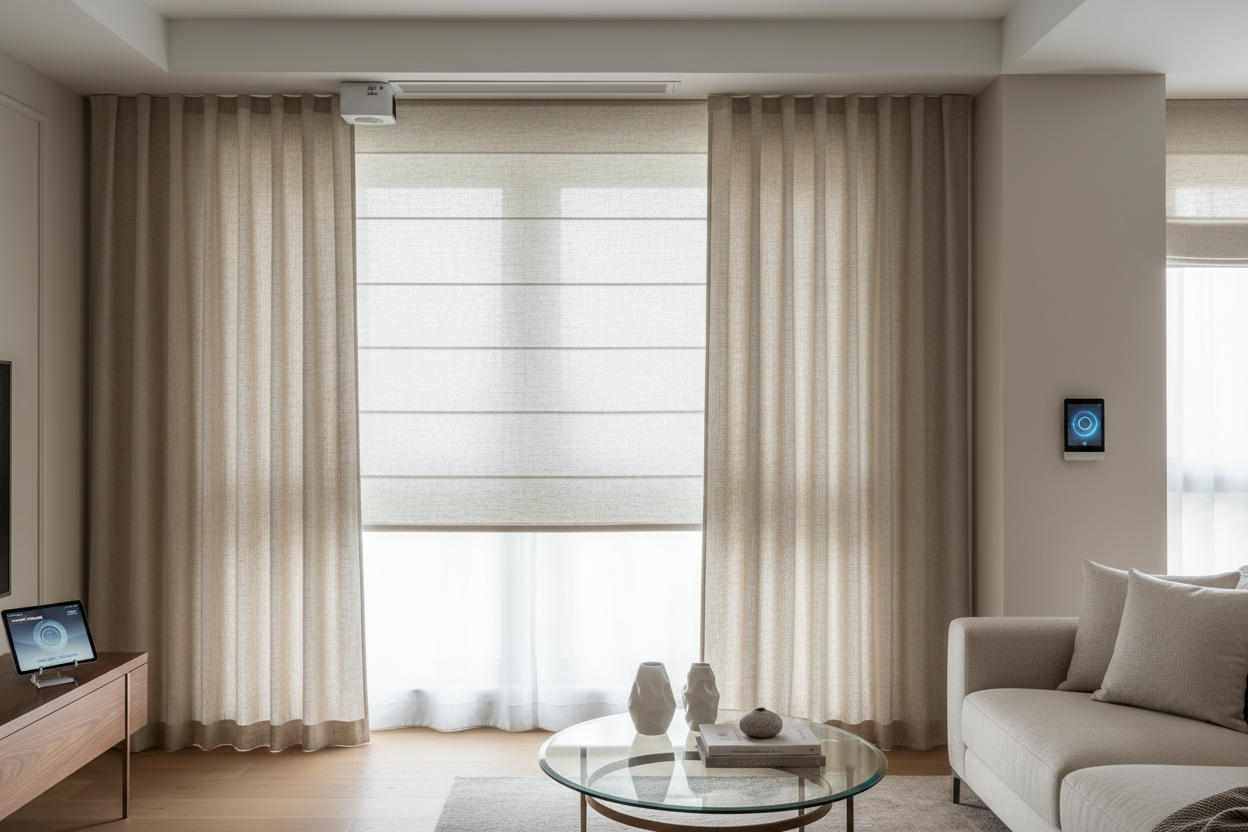Automating the Dual Look: Smart Curtains Roller Setup Guide