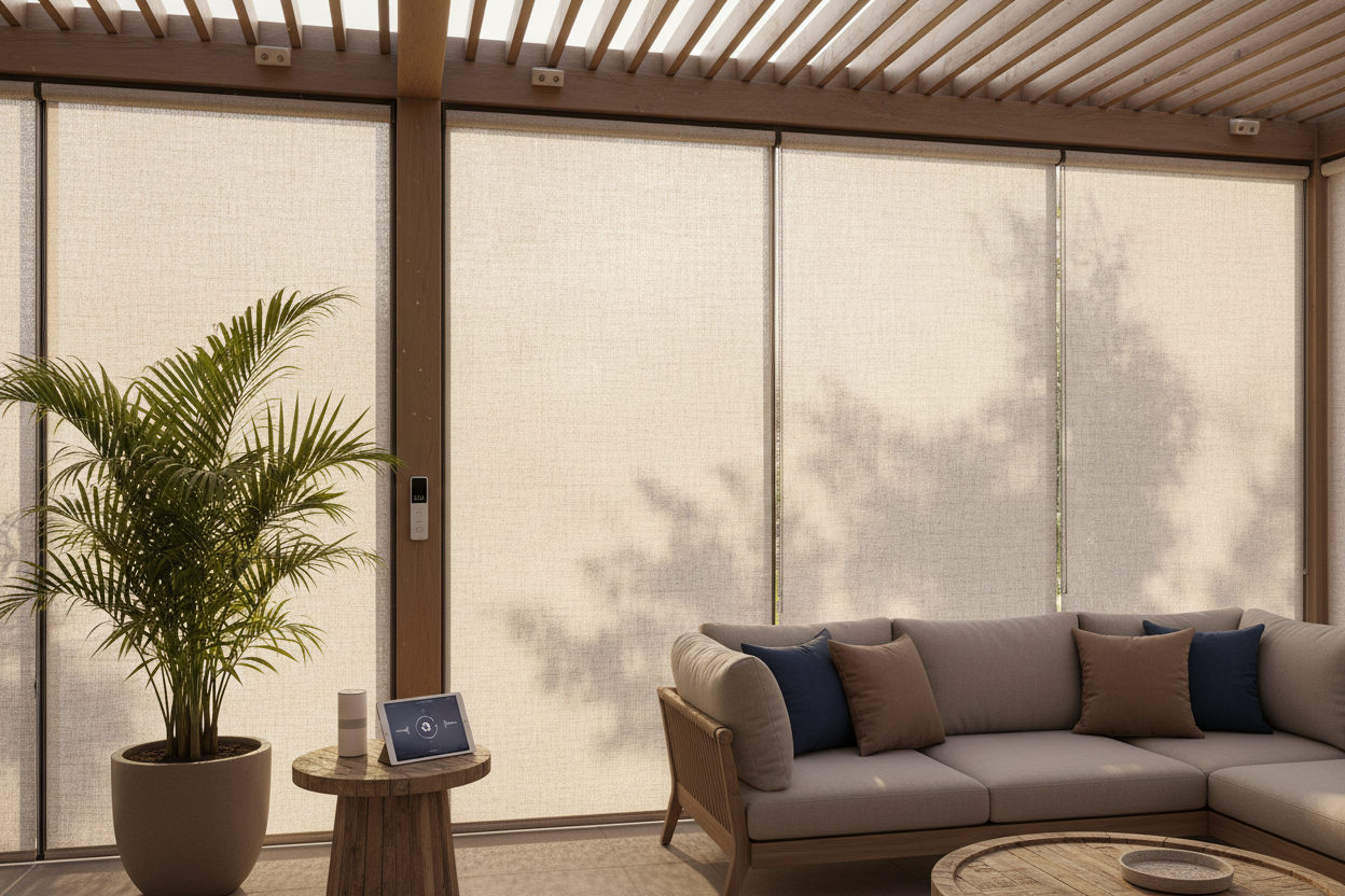 Automating Your Sun Shade on Patio: Voice Control & Sensors