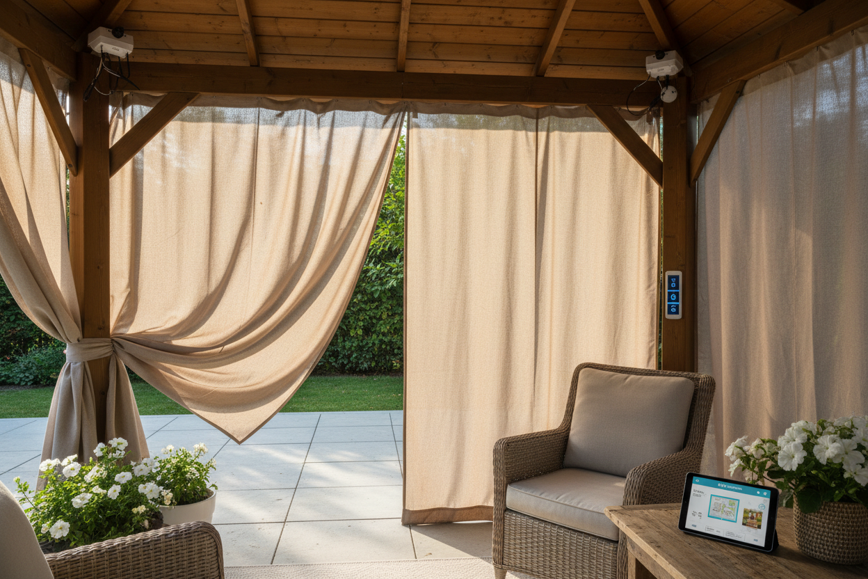 How to Make Your Existing Gazebo Shades Smart