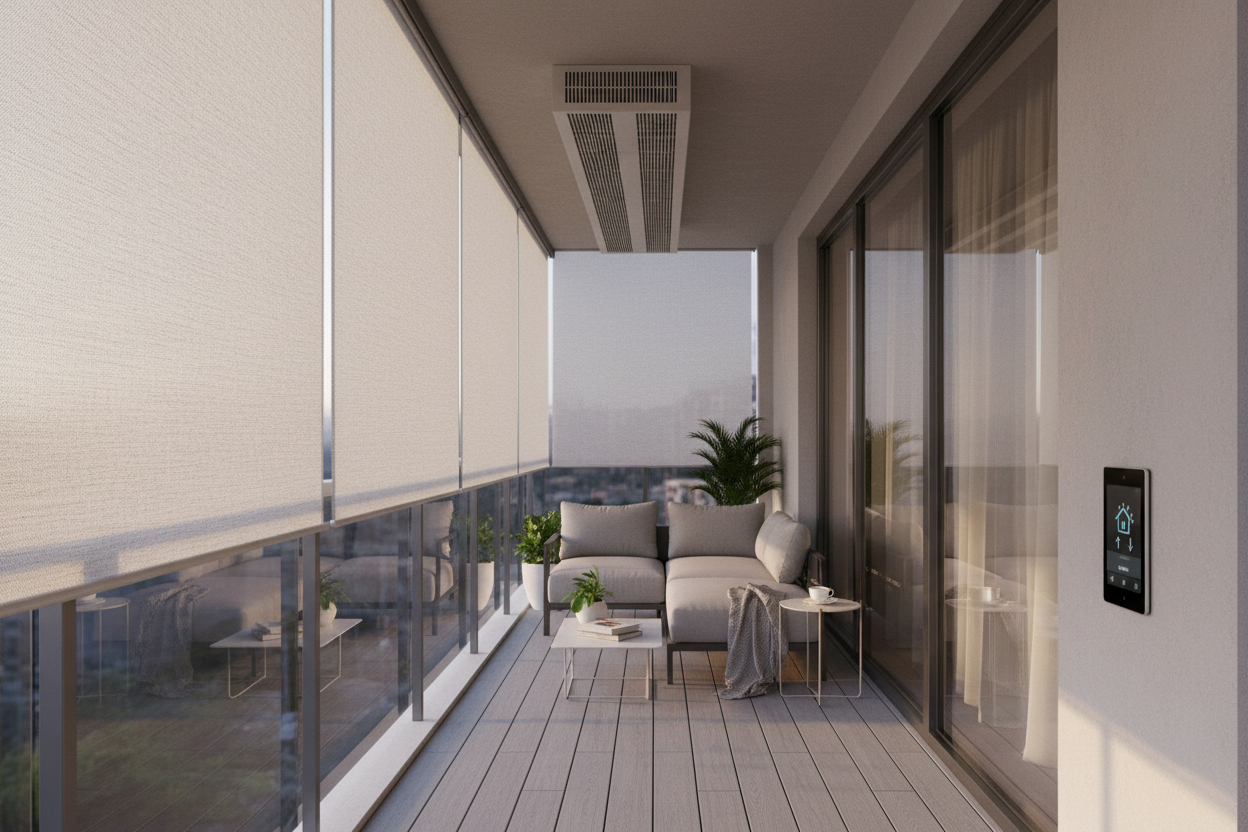 Automate Your Apartment Balcony Shade for Total Comfort
