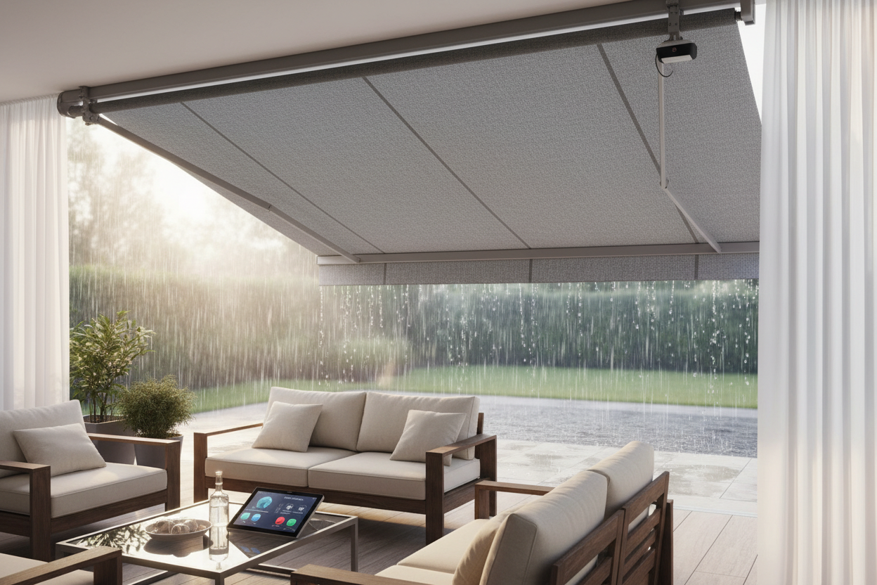 Sudden Downpour? Automating Your Deck Cover for Rain