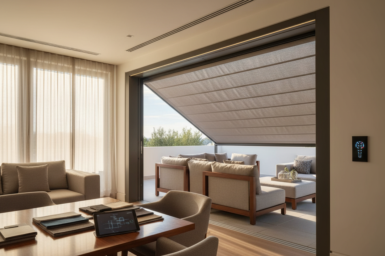 Smart Shade: The High-Tech Guide to Cloth Patio Covers