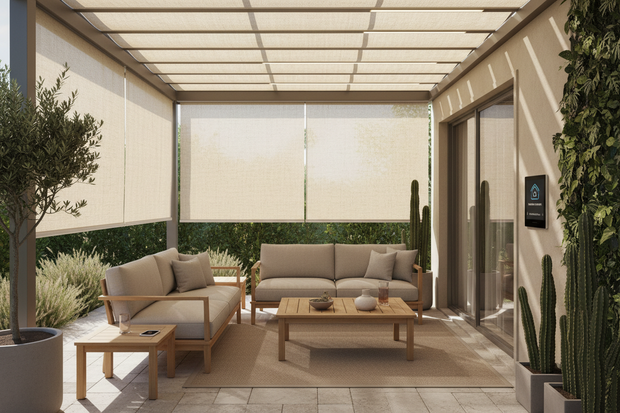 Smart Outdoor Shades: The Tech-Savvy Way to Block Sun on Patio