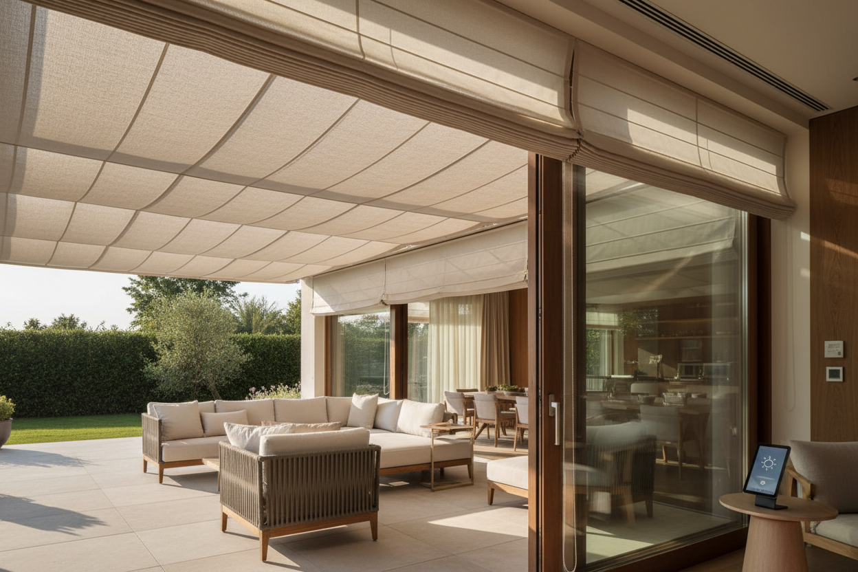 Automate Your Large Sun Shade for Patio for Instant Cooling