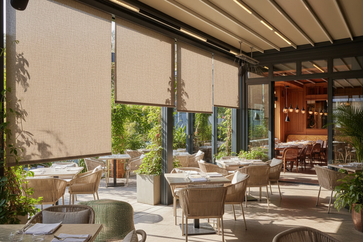 Automating Your Patio: Smart Restaurant Outdoor Shades Guide