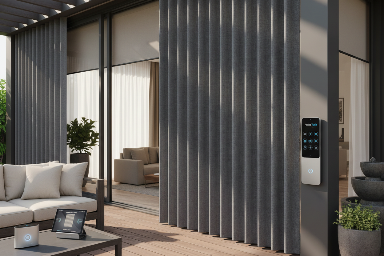 Automate Your Patio: Smart Vertical Deck Shades Explained
