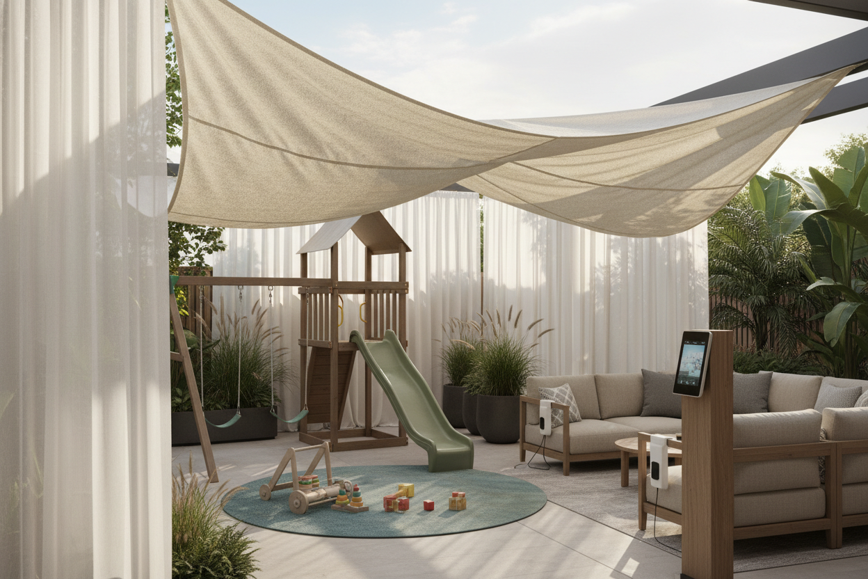 Backyard Heat? Why I Upgraded to Smart Playground Shade