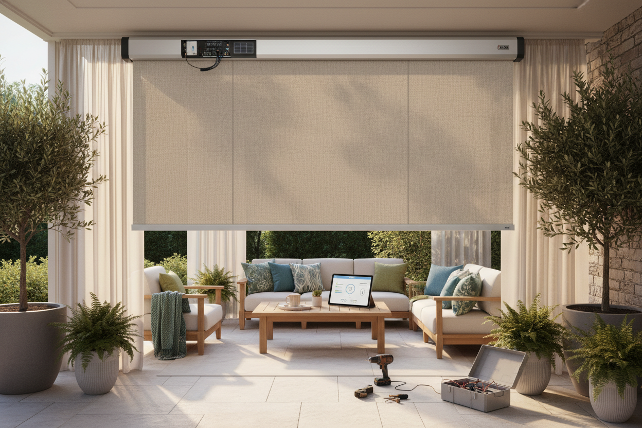Motorize Your Outdoor Pull Down Shade: DIY Retrofit Guide
