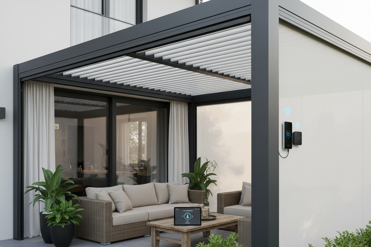 Voice Controlled Permanent Outdoor Shade Structures: My Setup