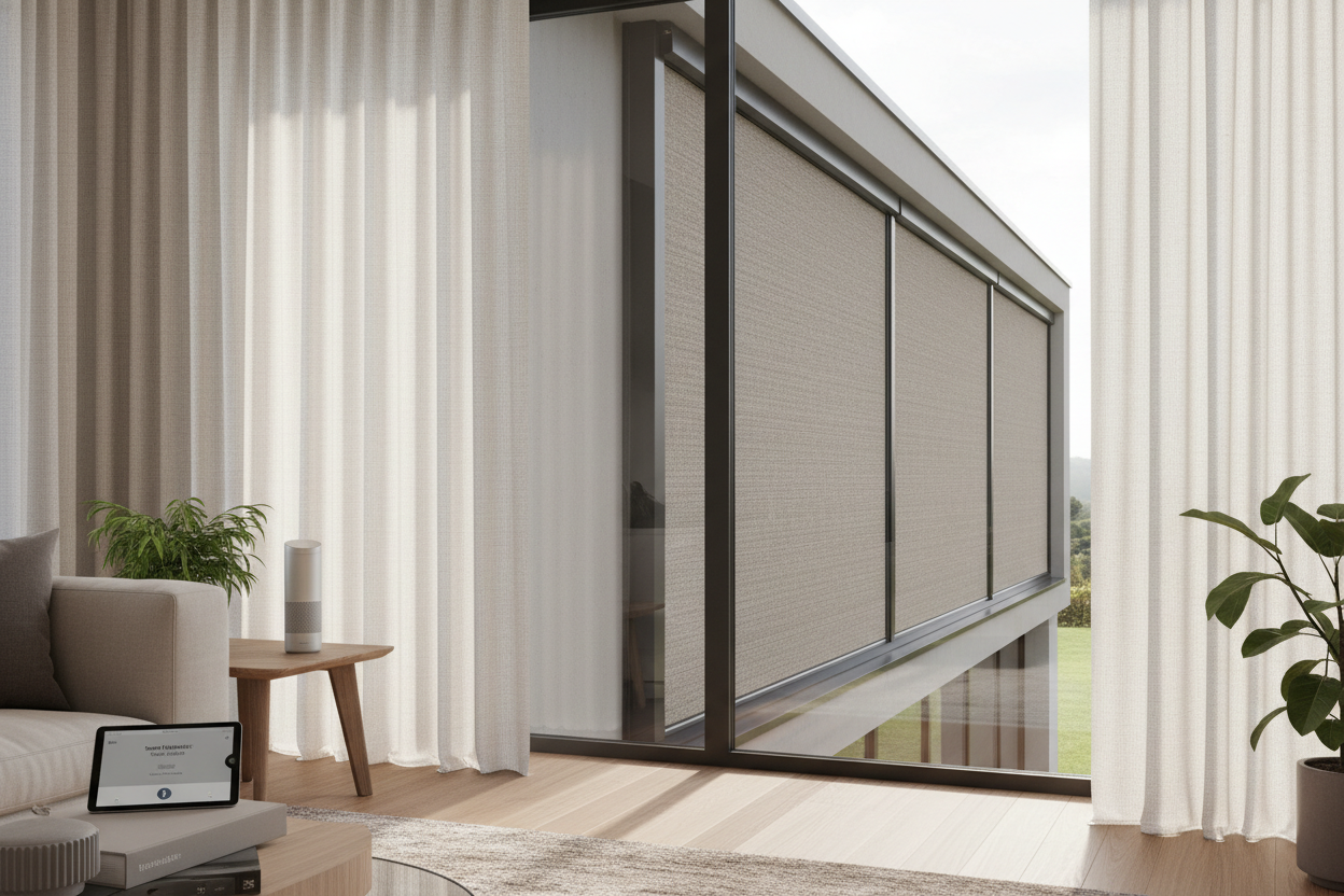 Smart Retrofits: Voice Control for Your Shade for Side of House