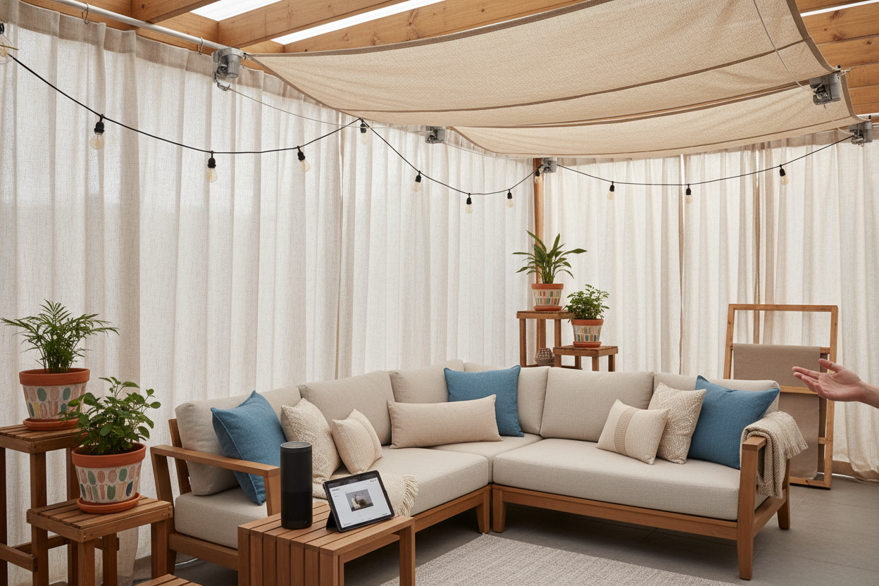 DIY Shade Backyard: Adding Voice Control to Your Patio