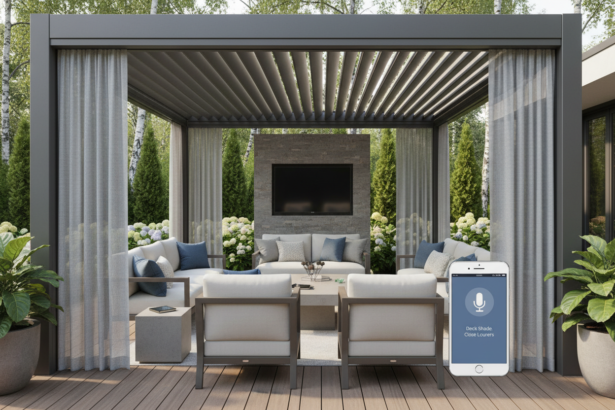 Voice Controlling My Deck Shade Roof: A Real-World Guide