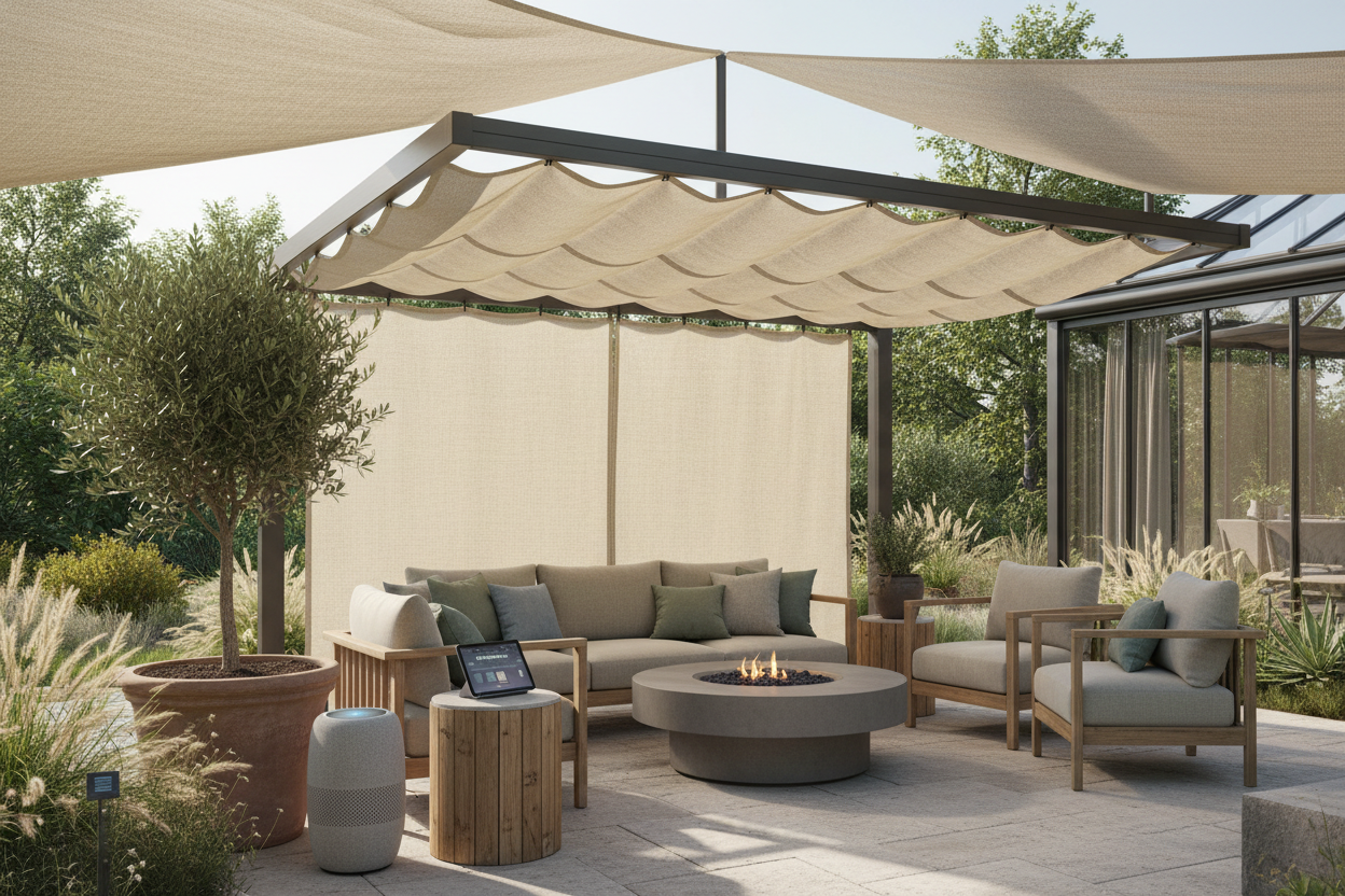 Smart Garden Sun Shade Ideas: Adding Voice Control Outdoors
