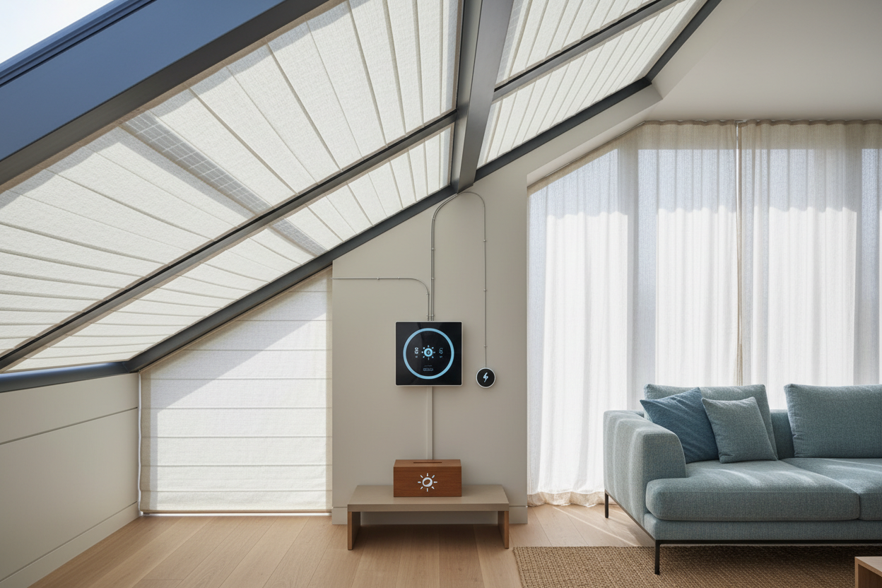 Smart House Roof Shade Design: Solar vs. Hardwired