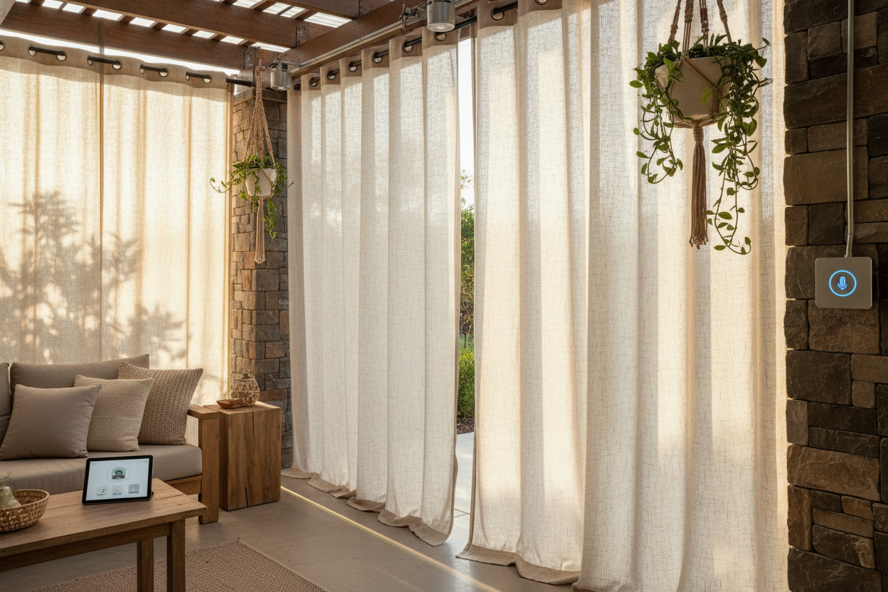 DIY Outdoor Shades: Retrofitting Your Patio for Voice Control