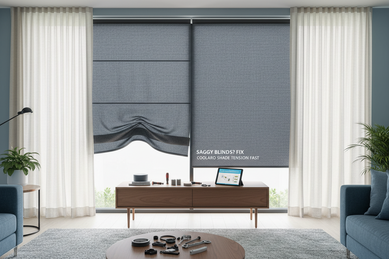 Sagging Blinds? Fix Coolaroo Shade Lost Tension Fast