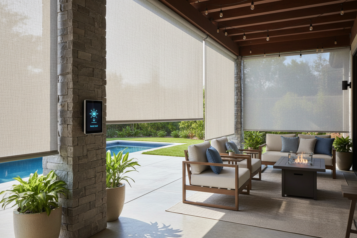 Beat the Heat: Why I Added a Smart Roller Shade Outdoor