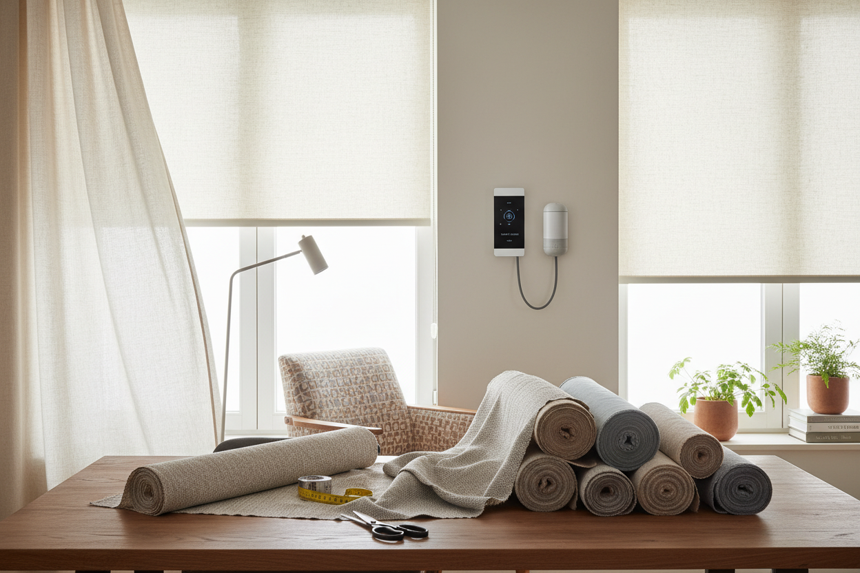 Custom Smart Blinds: Why I Buy Roller Shade Fabric by the Yard
