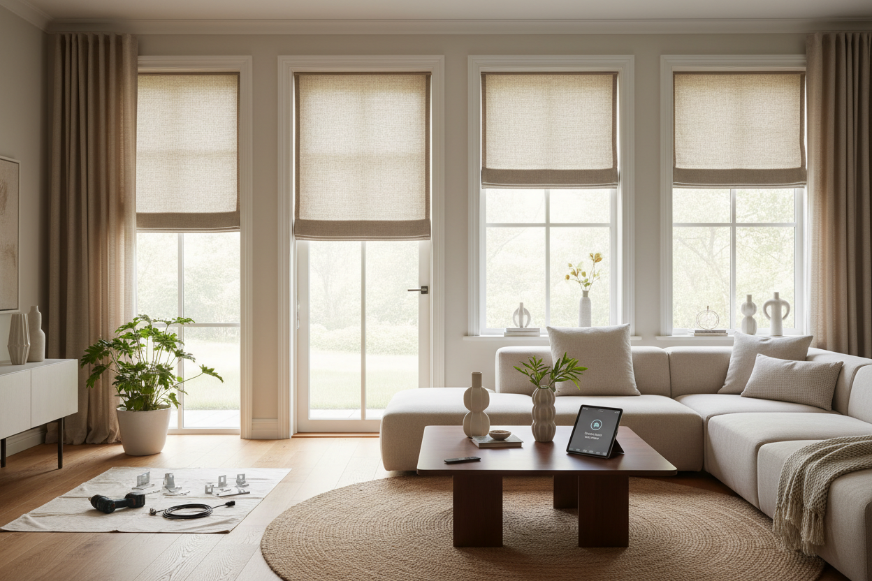 Smart Door Window Shades: Privacy Without Leaving the Couch