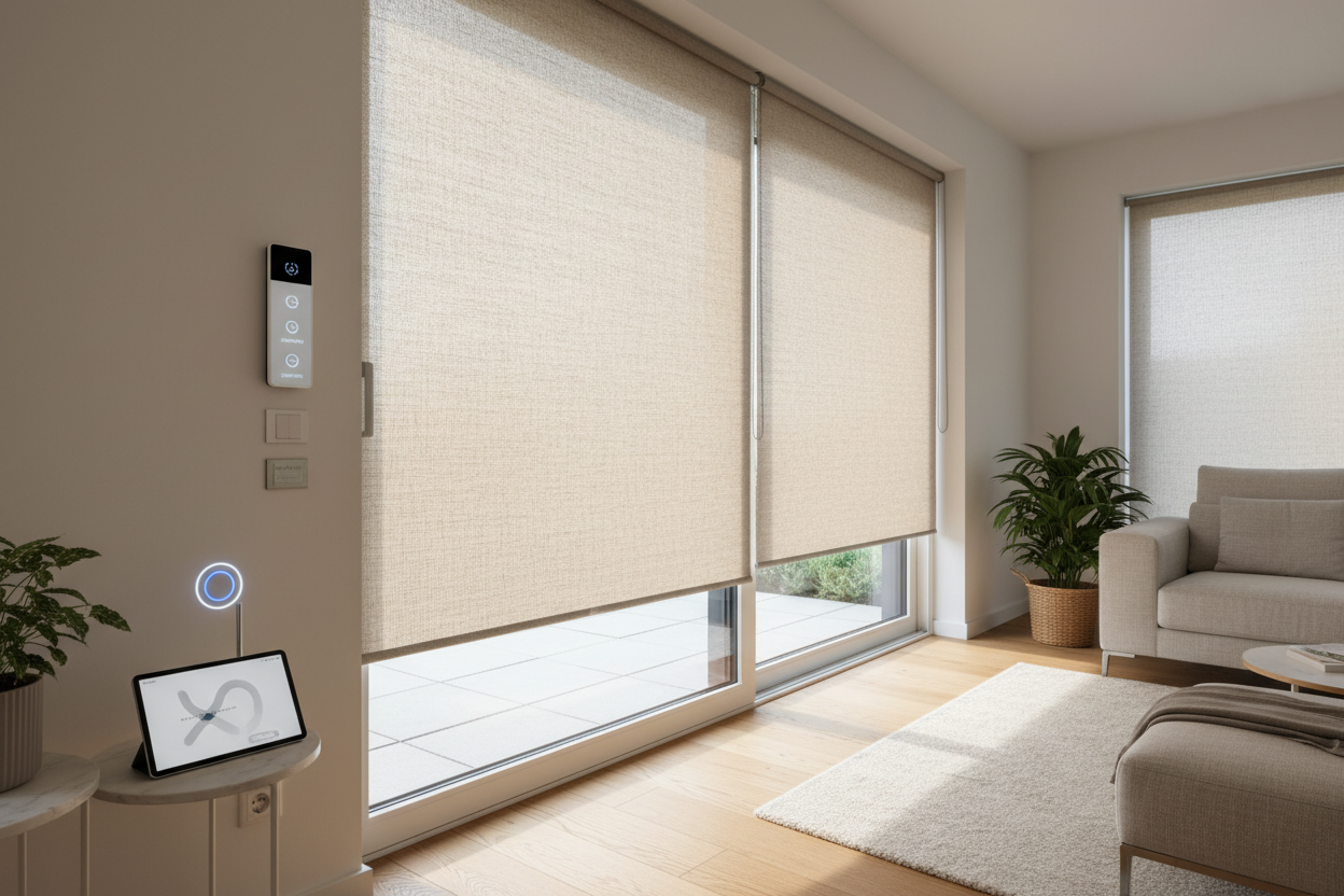 Stop the Glare: Retrofitting a Smart Patio Door Sun Shade