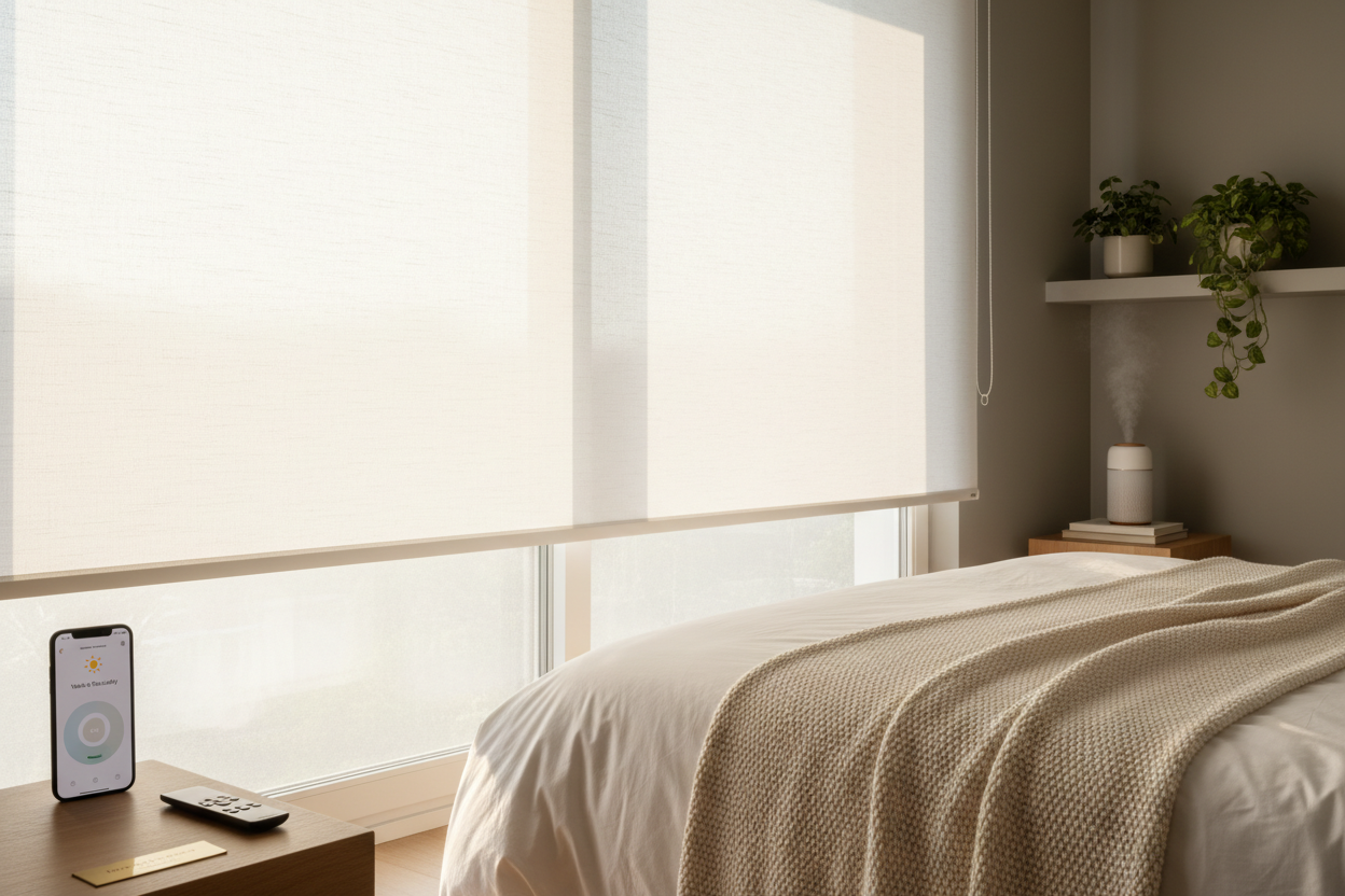 Wake Up Naturally: My Switch to Motorized Roller Shades