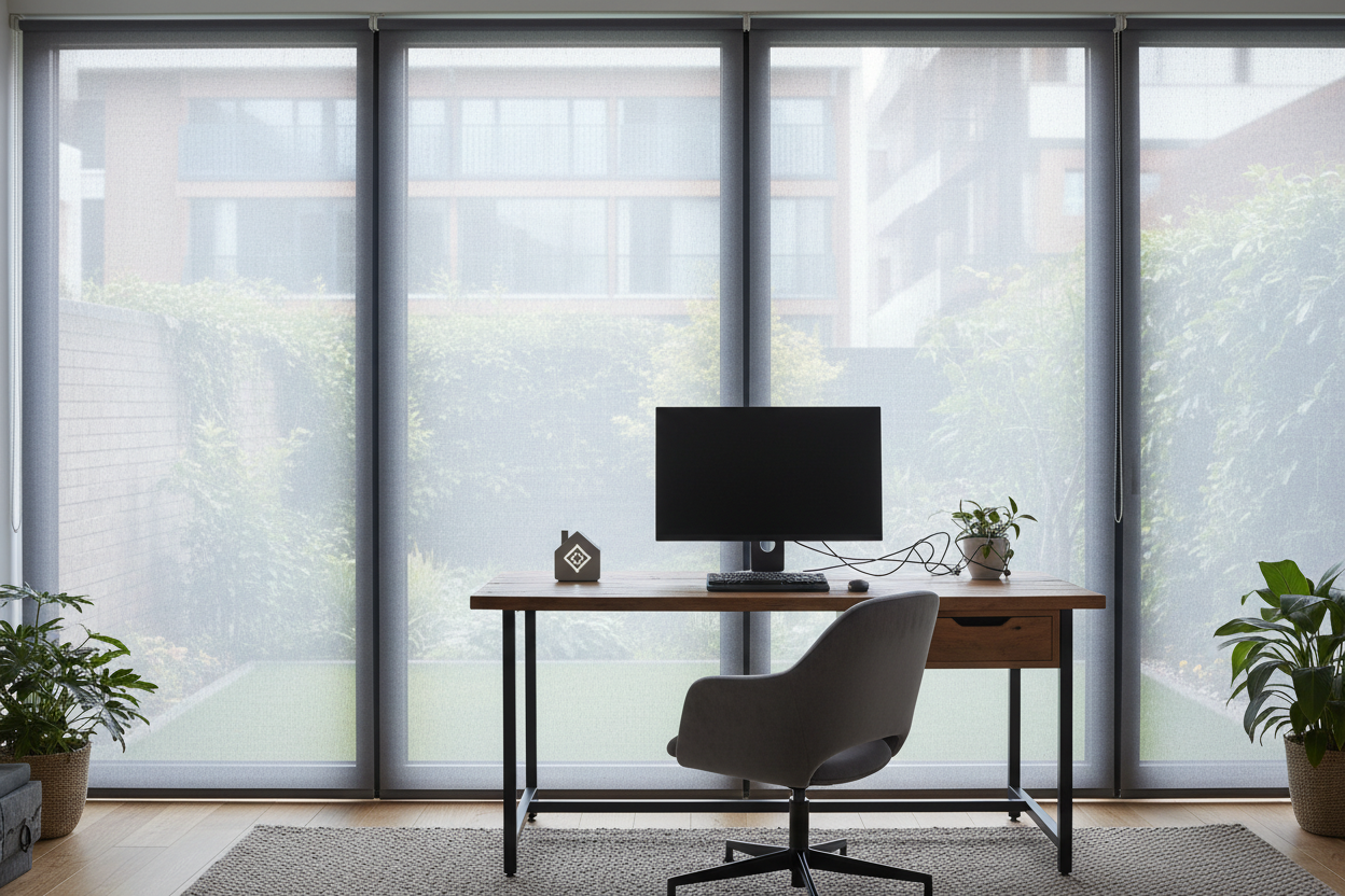 Stop Glare, Keep the View: My Tinted Roller Blinds Setup