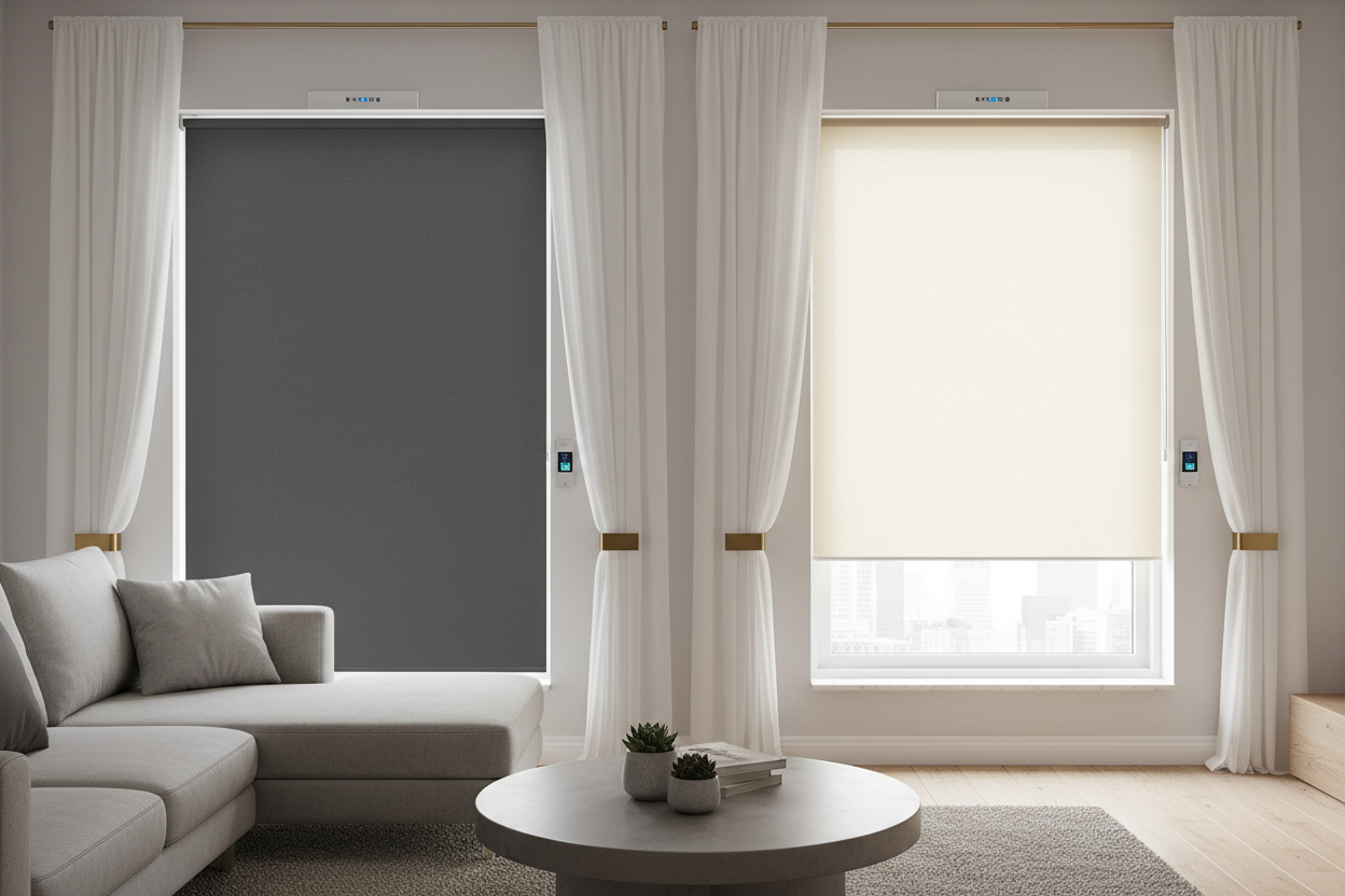 Roller Shade Types: Blackout vs. Solar for Your Smart Setup