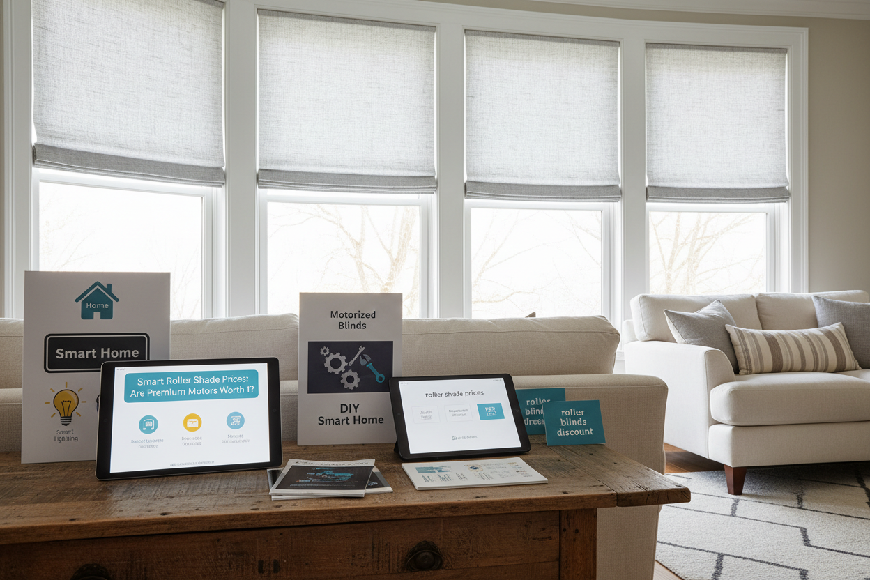 Smart Roller Shade Prices: Are Premium Motors Worth It?