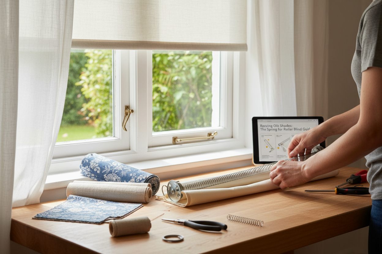 Reviving Old Shades: The Spring for Roller Blind Guide