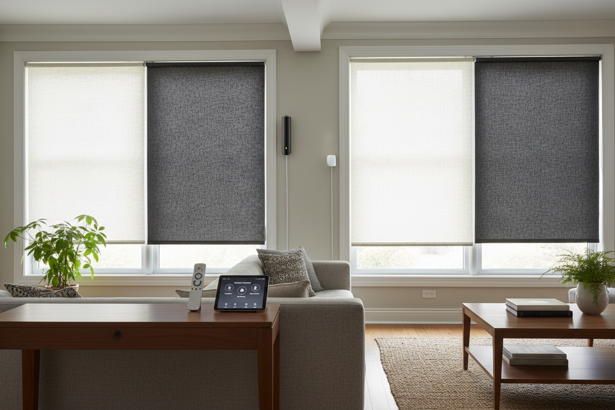 Customizable Roller Shades: Battery vs. Hardwired Power