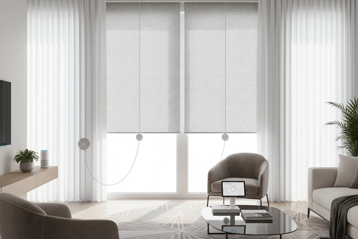 Retrofitting Corded Roller Shades for Voice Control